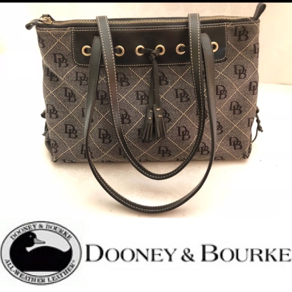 Dooney & Bourke Handbags - Dooney & Bourke Classic Tassel Top Tote